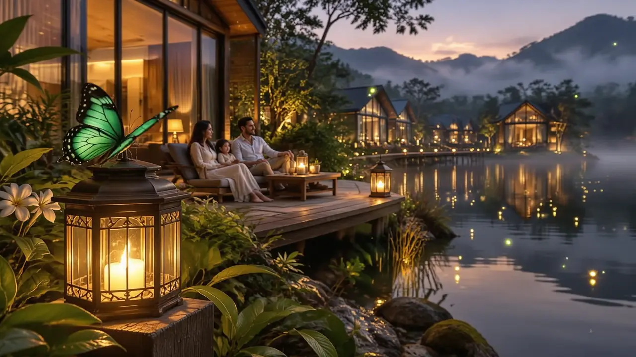 Wake up by the water.